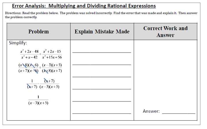 multiplying and dividing rational expressions worksheet answers