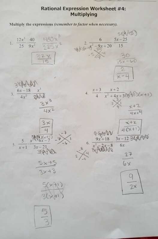 multiplying and dividing rational expressions worksheet answers