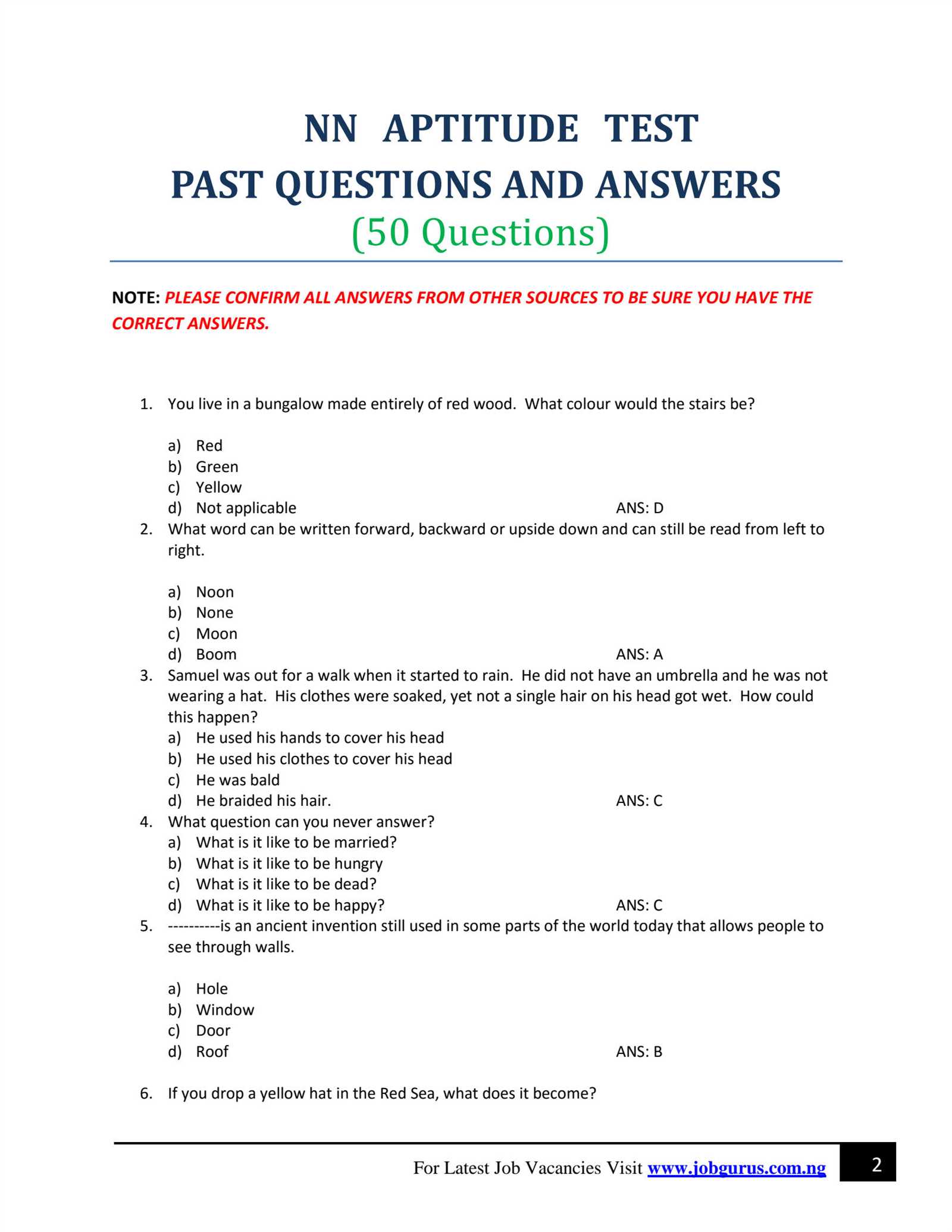 navy exam questions and answers