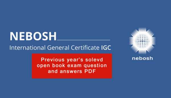 nebosh igc exam questions and answers