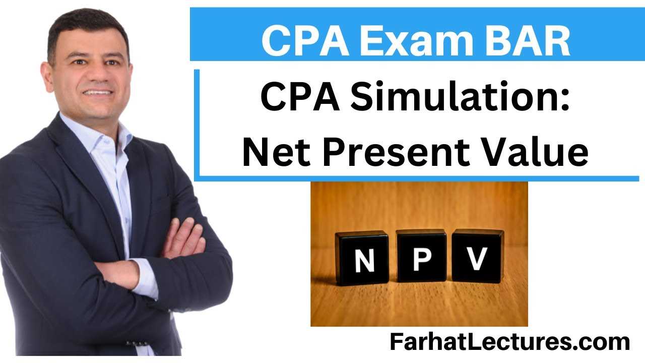 net present value exam questions and answers