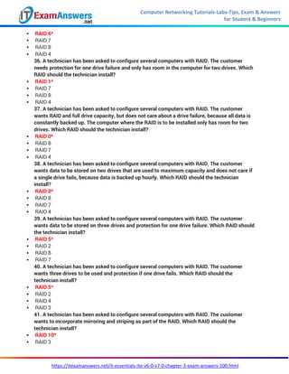 netacad chapter 7 answers