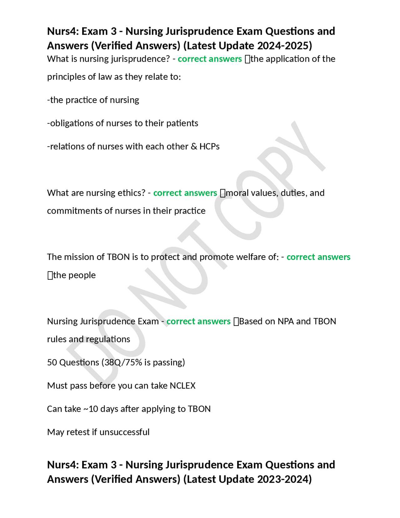 ohio dental jurisprudence exam answers