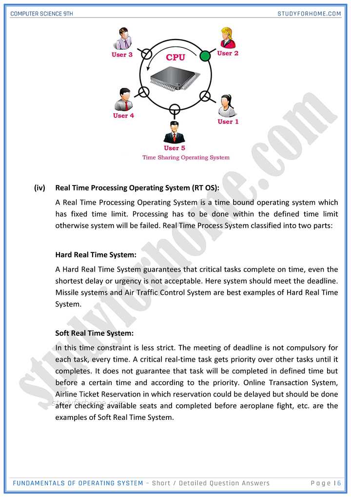 operating system questions and answers