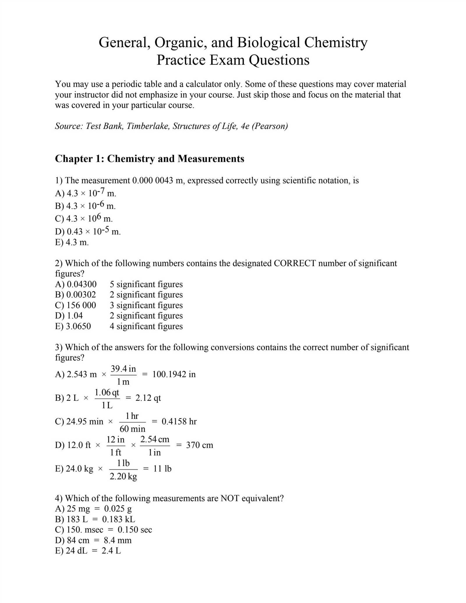 organic chemistry exam 3 answer key