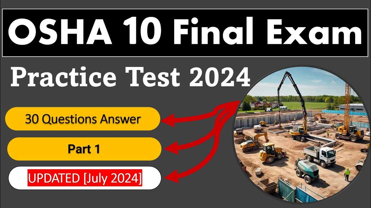 osha 10 construction final exam answers