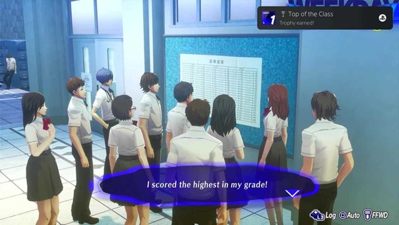 persona 3 reload exam answer