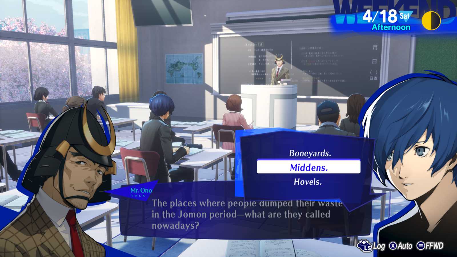 persona 5 teacher answers