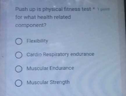 personal fitness final exam answers