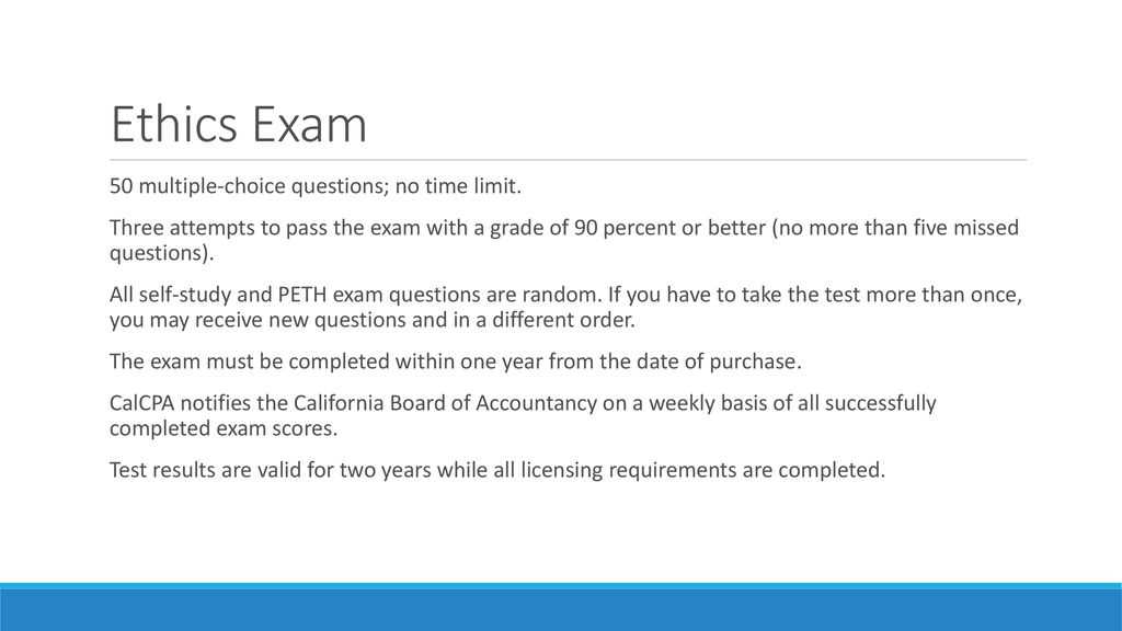 peth exam answers