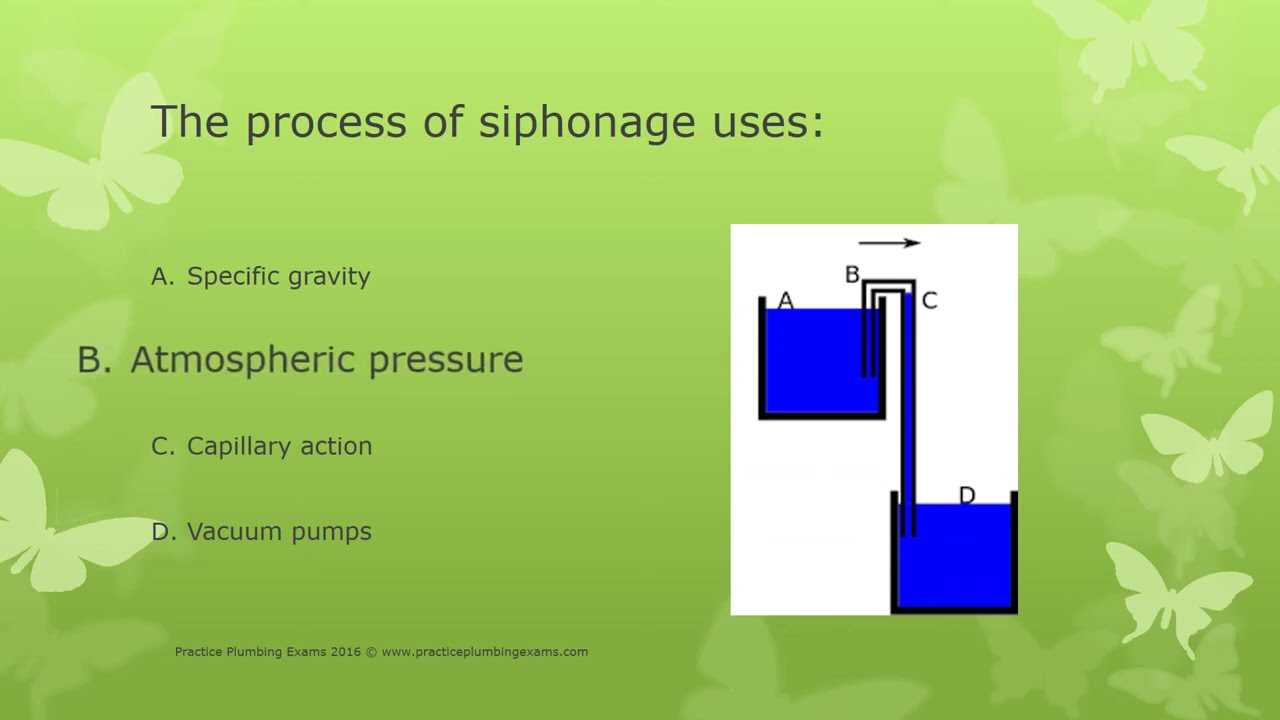 practice plumbing exam