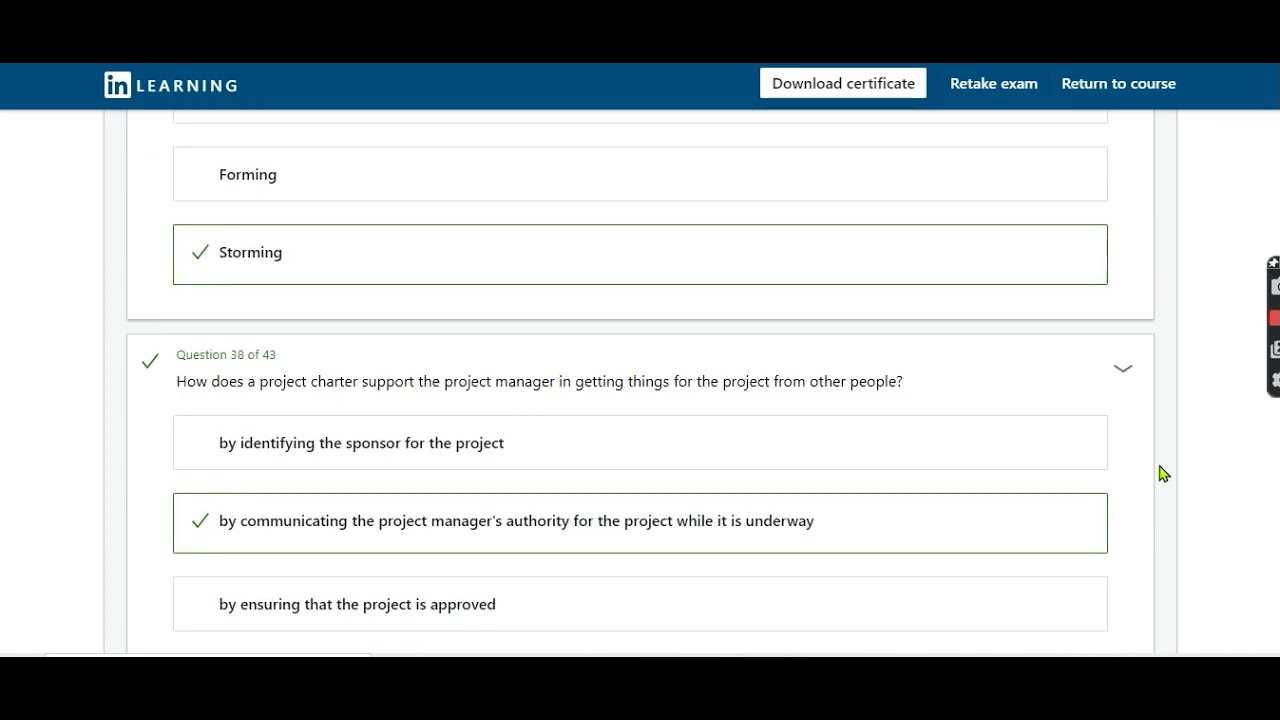 project management foundations schedules exam answers