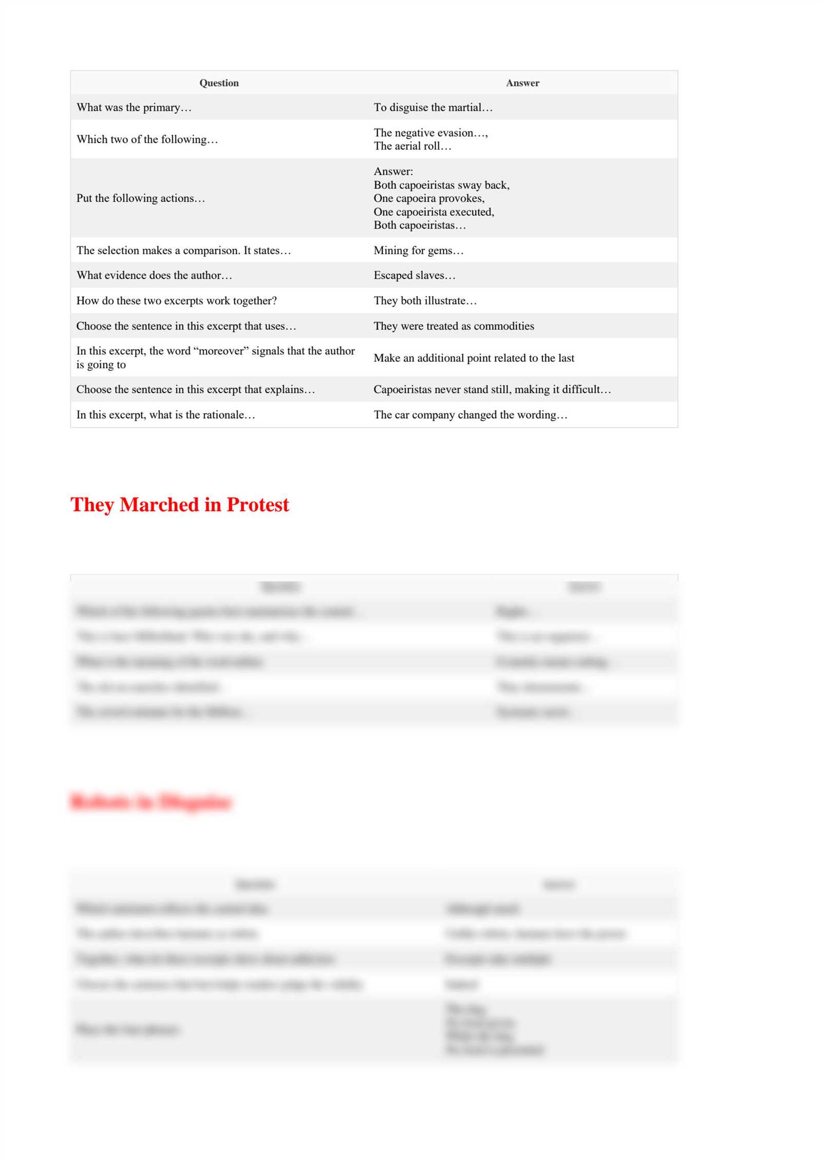 readingplus answers level l