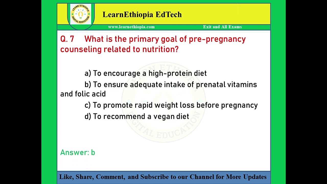 reproductive health exam questions and answers