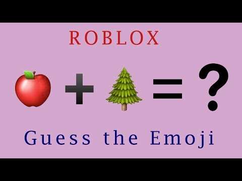 roblox guess the emoji answers