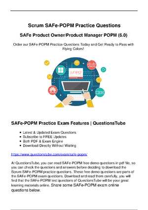 safe popm exam questions and answers free