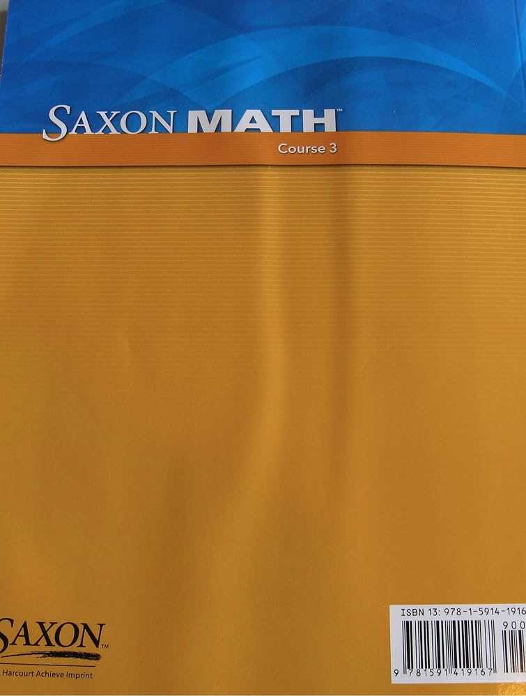 saxon math course 3 test answers