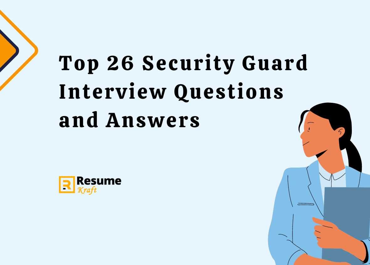 security guard interview questions answers