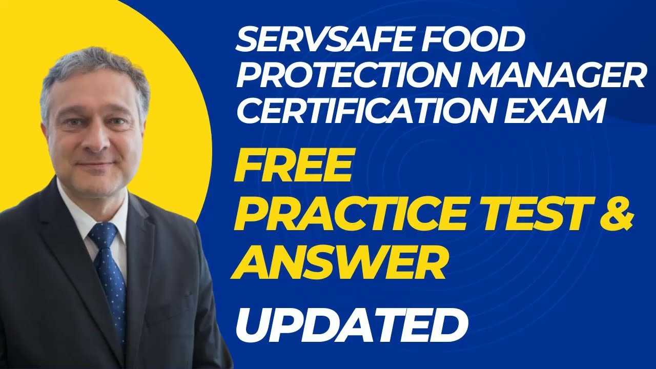 servsafe food protection manager certification exam answers