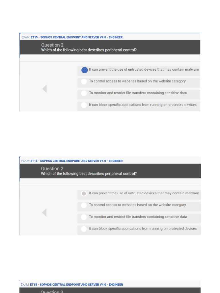 sophos su01 exam answers