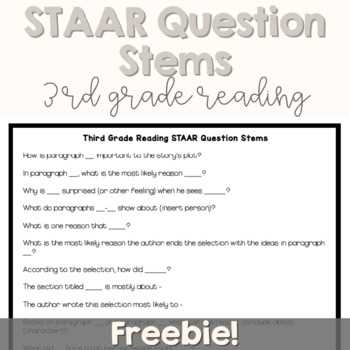 staar english 3 reading 2011 release answers