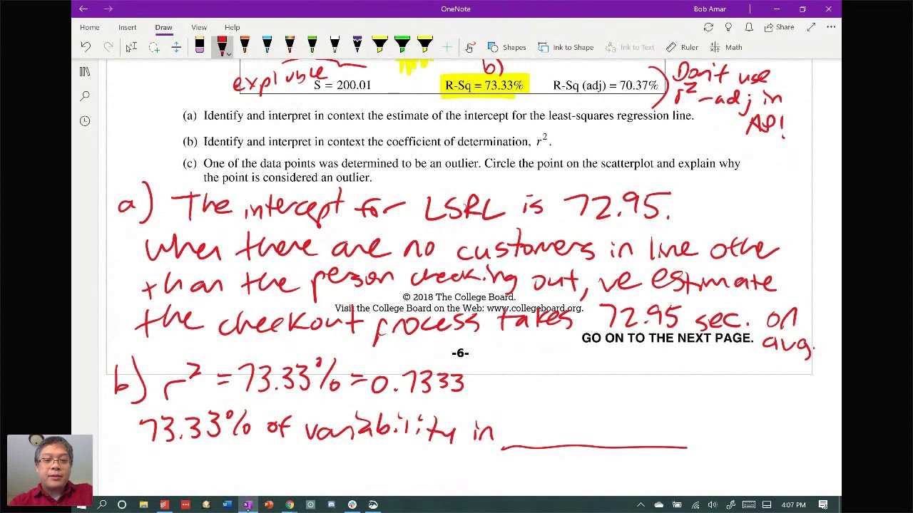 test 9a ap statistics answers