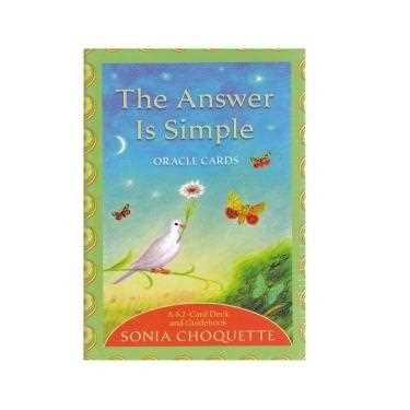 the answer is simple oracle cards