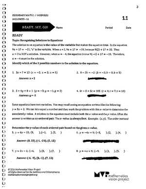 the mathematics vision project answers