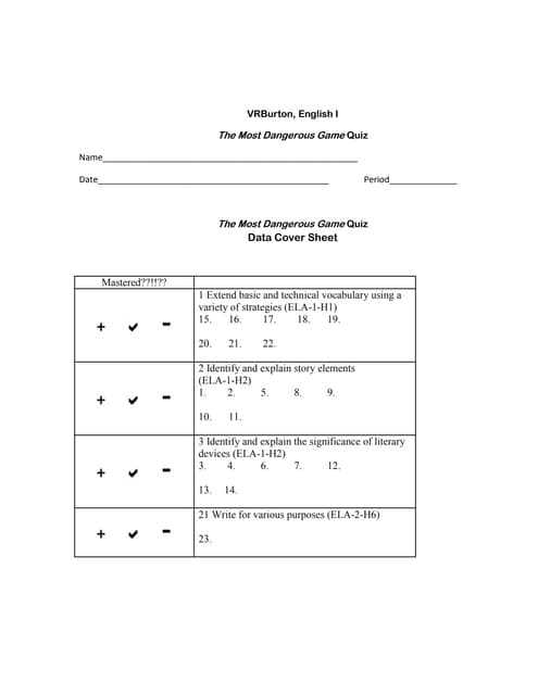 the most dangerous game vocabulary worksheet answers