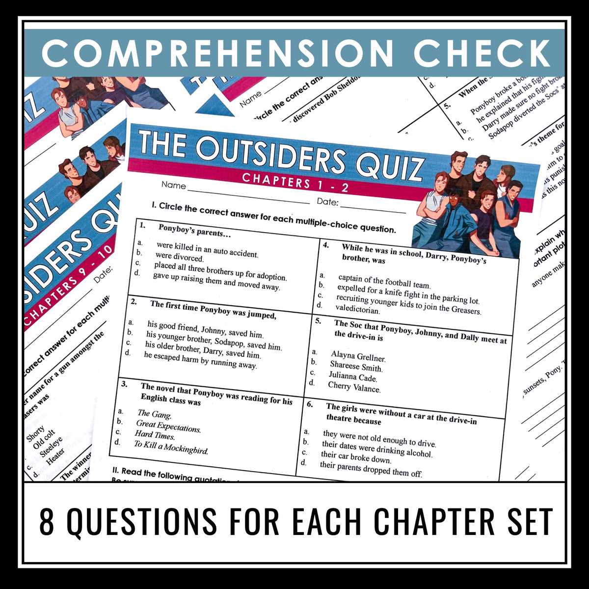 the outsiders chapter 1 3 questions and answers