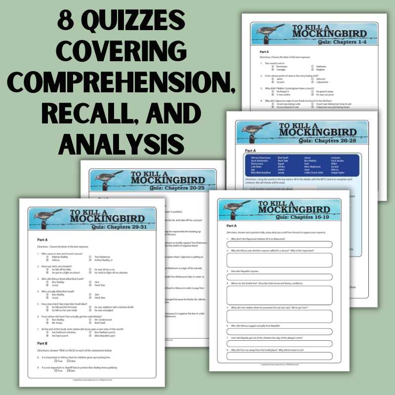 to kill a mockingbird exam answers