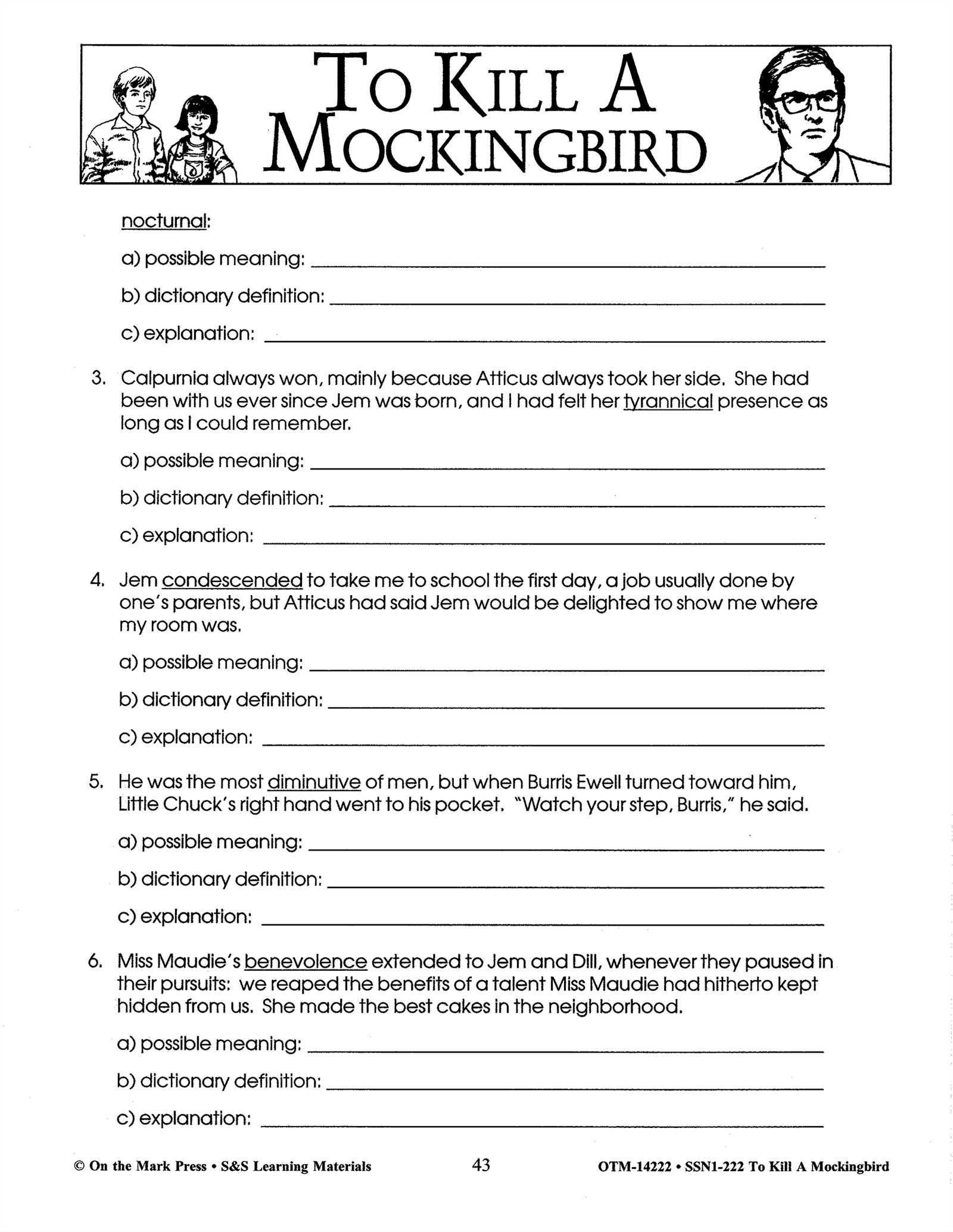 to kill a mockingbird study guide questions answers