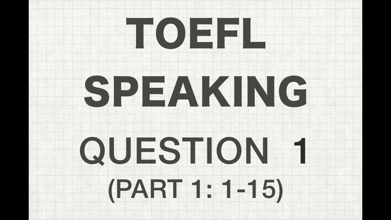 toefl exam papers with answers