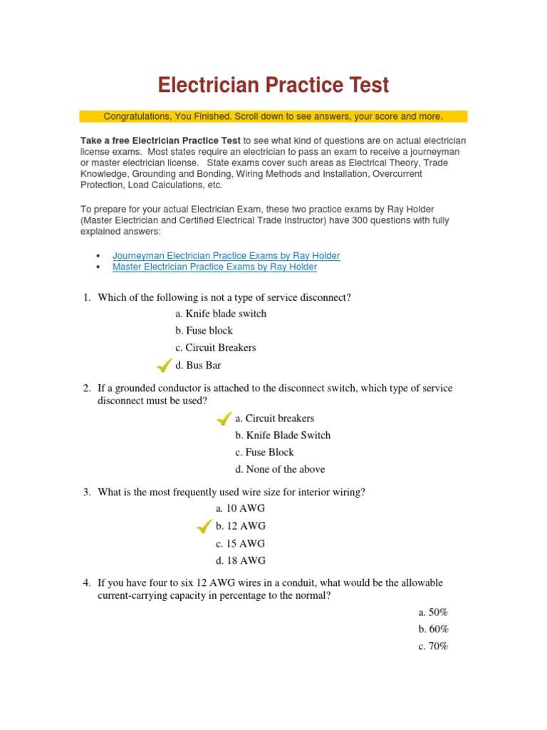 tom henry master electrician exam questions and answers