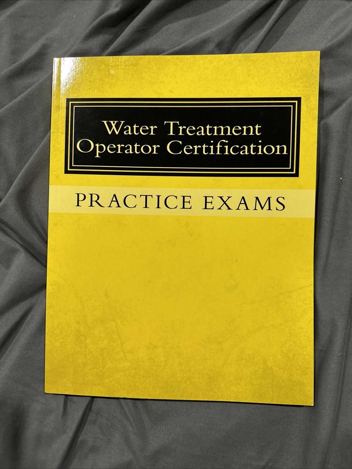 water treatment practice exam