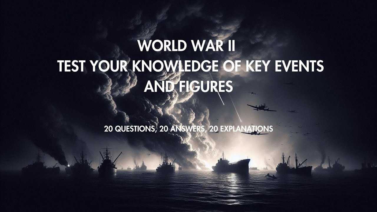 world war 2 exam answers