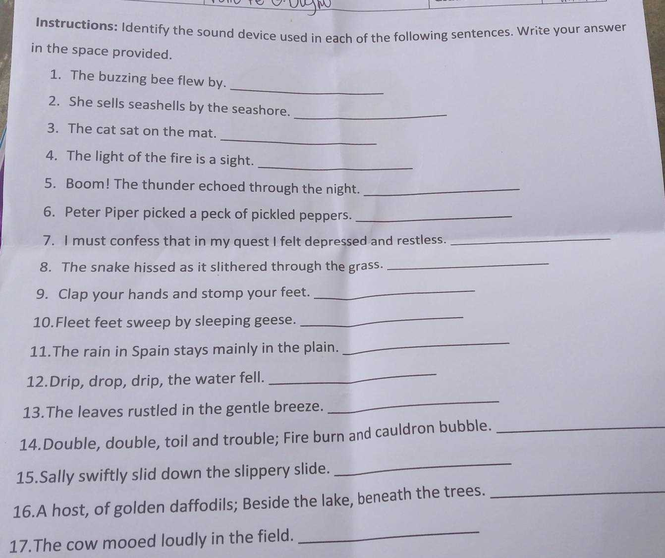 a sound of thunder worksheet answers