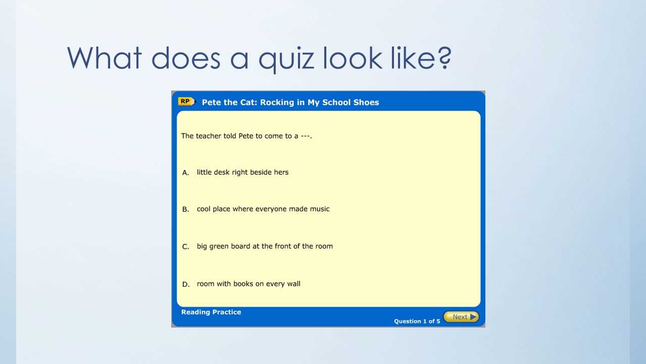 accelerated reader questions and answers