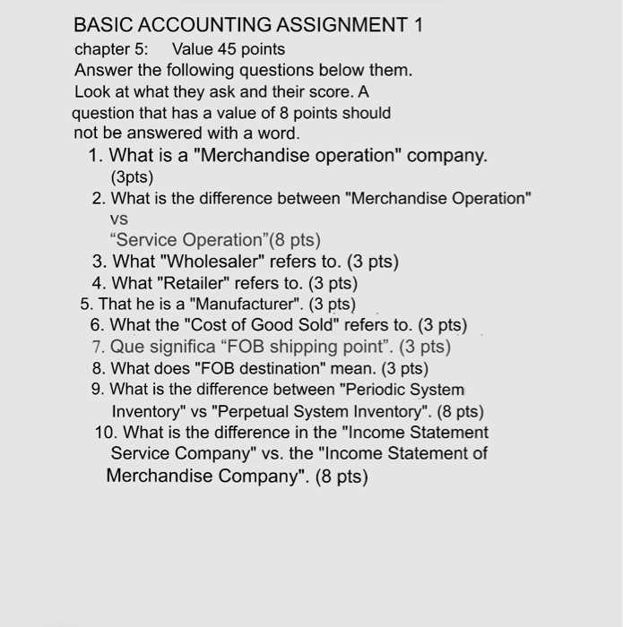 accounting exams and answers