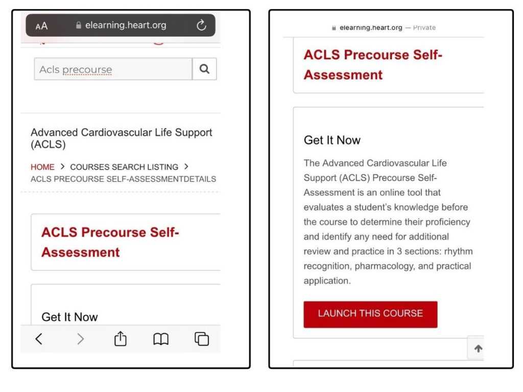 acls pre course assessment answers