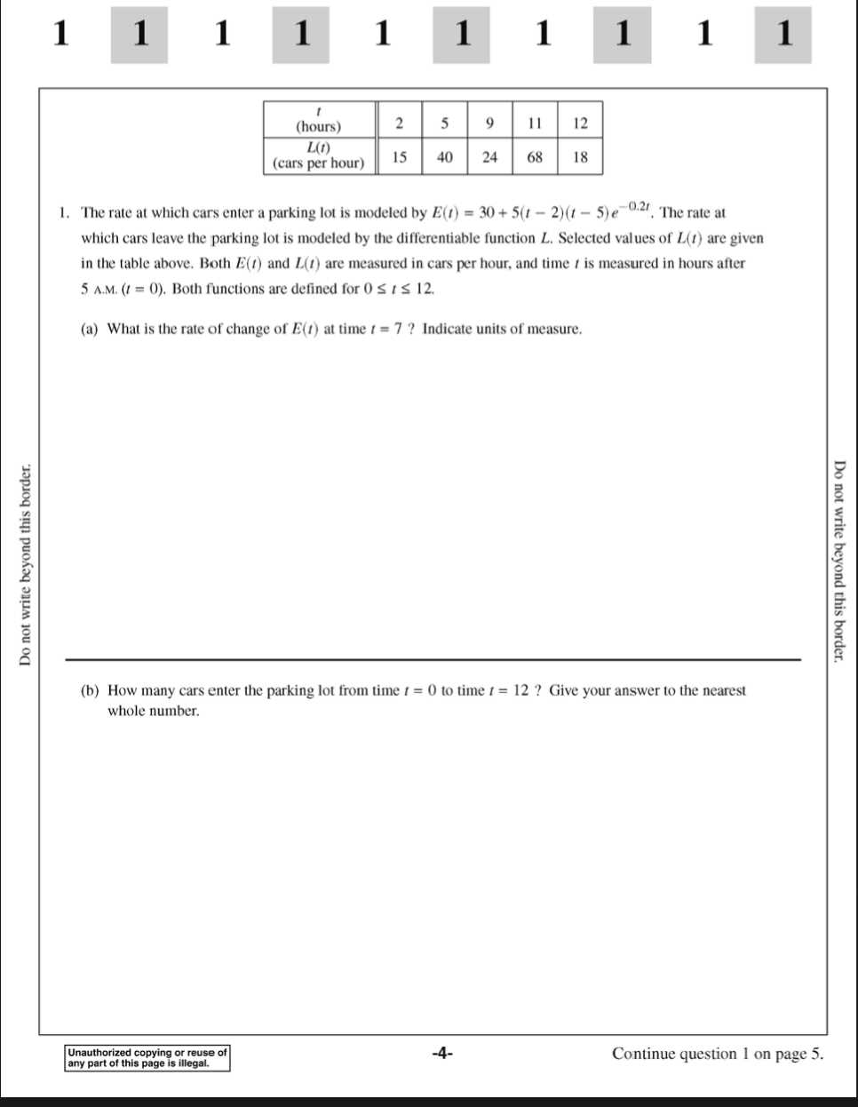 ap calculus ab past exams