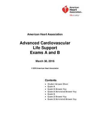 aha heartcode acls exam answers