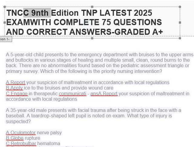 enpc exam answers 2025