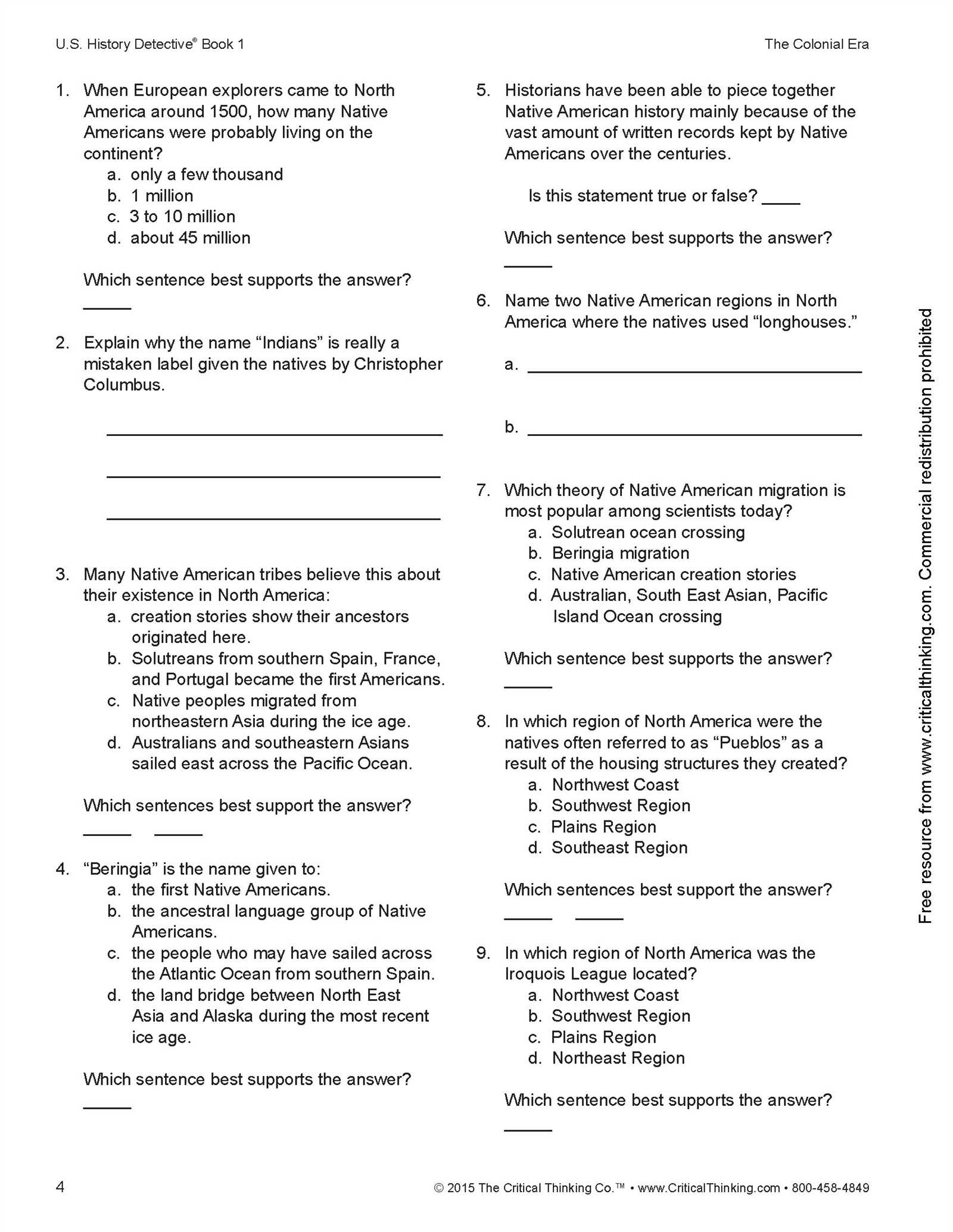 american history 1 released items answers