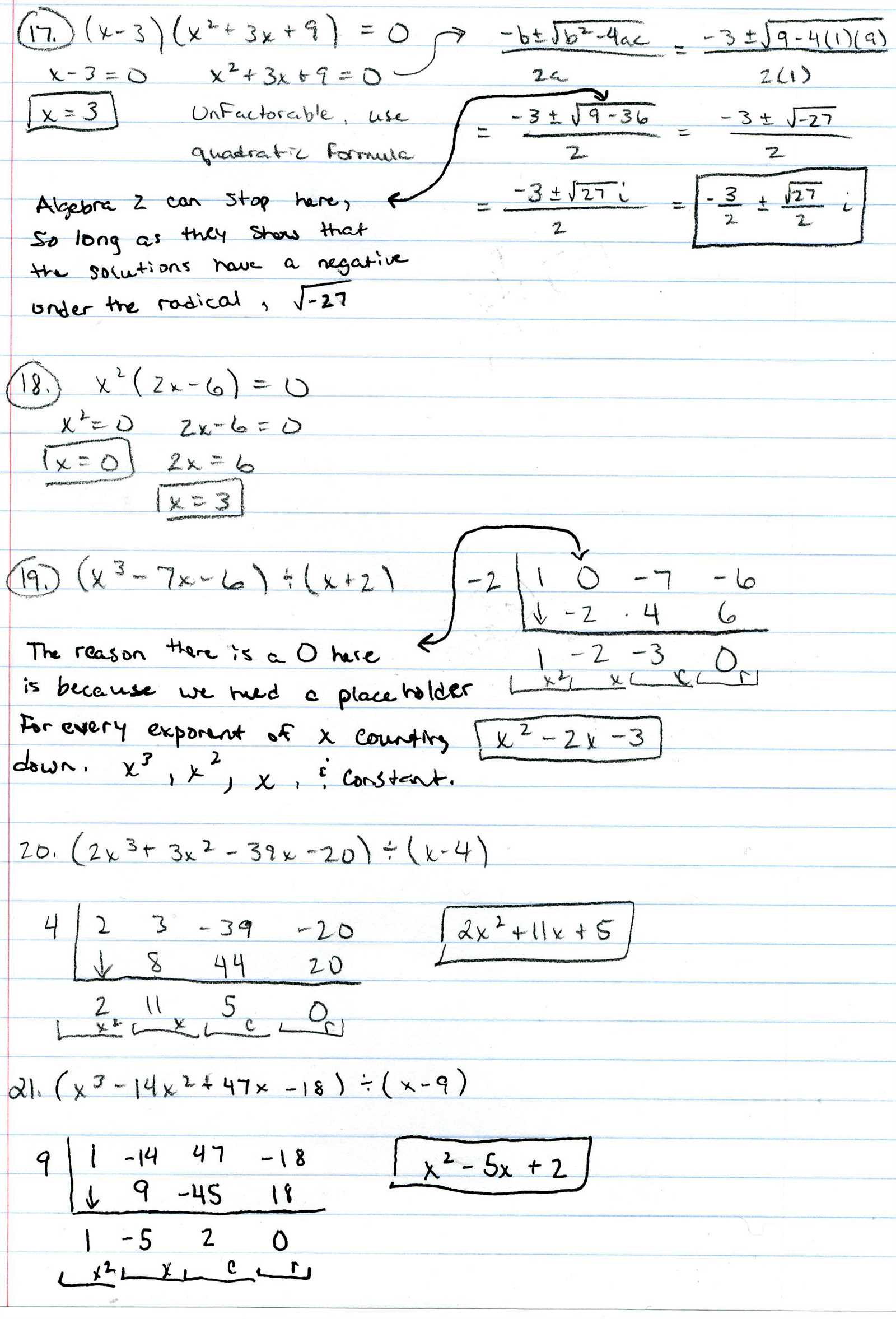 algebra chapter 6 test answers