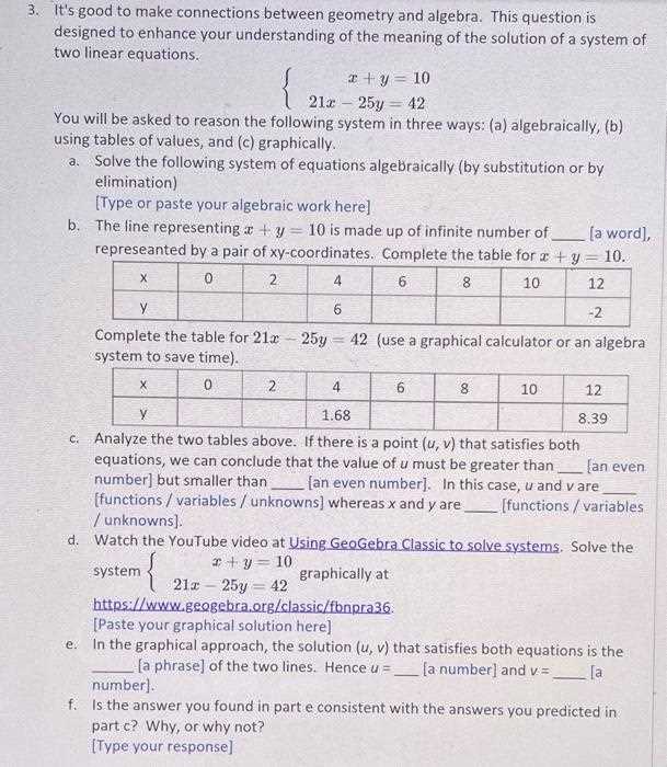 algebra connections answers