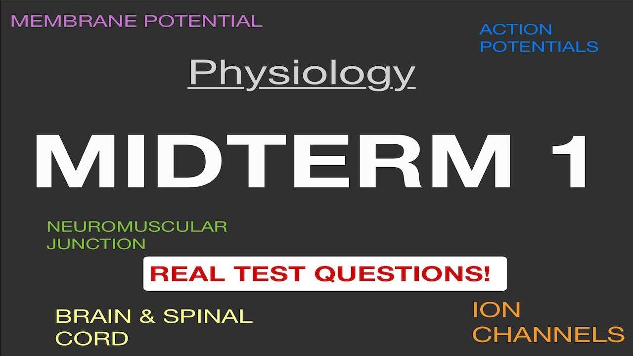 anatomy and physiology 1 midterm exam answers