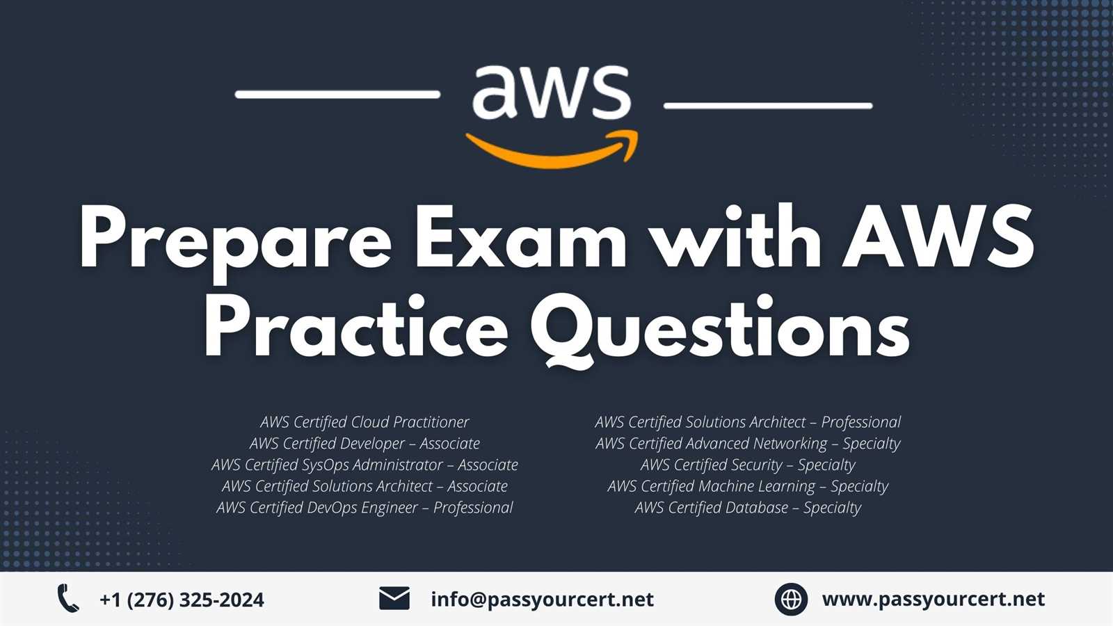 aws certification practice exam