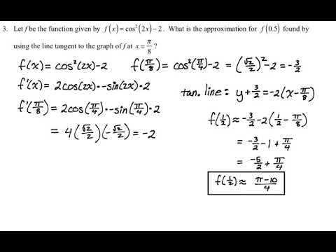 ap calculus ab sample exam questions