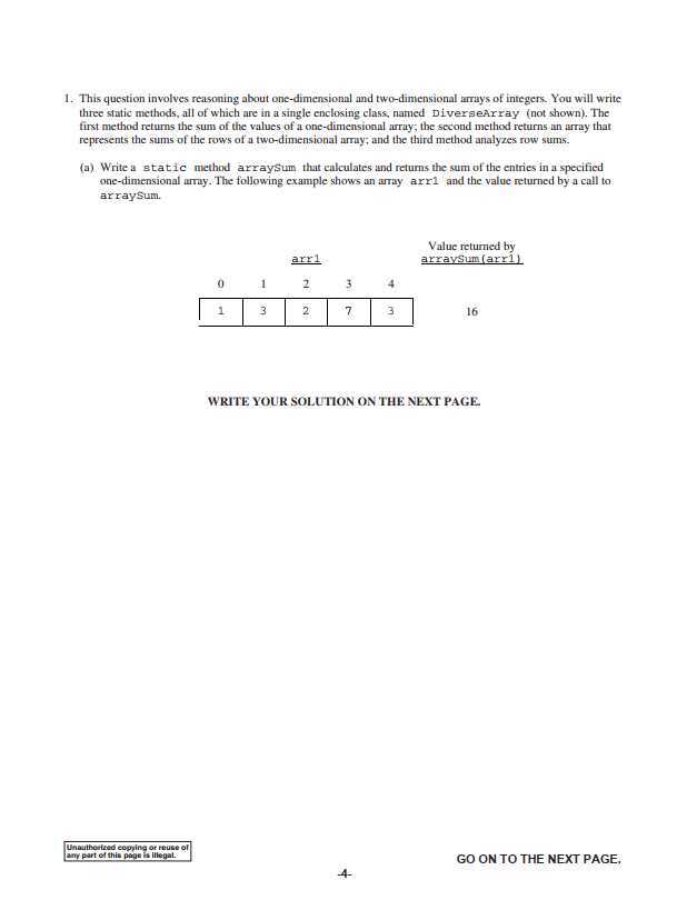 ap computer science a exam answers